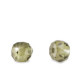 Zirkonia Perlen Disc 2x3mm Olive green